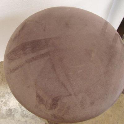 Lot 1038 - Pair of Padded Bar Stool Seats 
