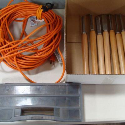 Lot 1055 - Wood Chisel Lot + Extras