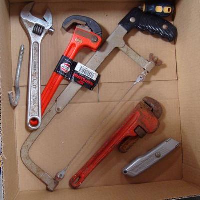 Lot 1057 - Miter Box + Clamp Lot + extras