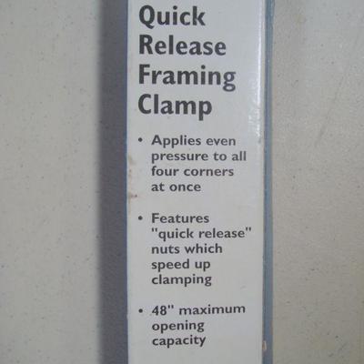Lot 1061 - Rockler Quick release framing clap 48'' max opening