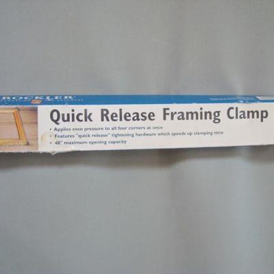 Lot 1061 - Rockler Quick release framing clap 48'' max opening