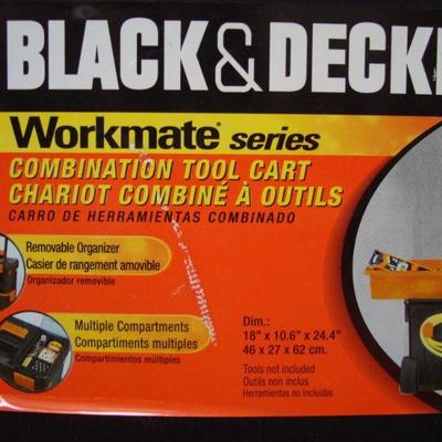 Lot 1065 - Empty Black and Decker Workmate Series Tool Cart