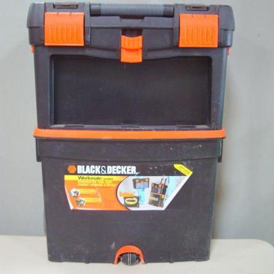 Lot 1065 - Empty Black and Decker Workmate Series Tool Cart