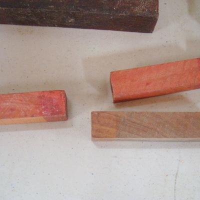 Lot 1071 - Exotic Wood Pieces Pen Blanks 