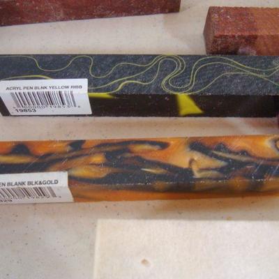 Lot 1071 - Exotic Wood Pieces Pen Blanks 