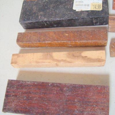 Lot 1071 - Exotic Wood Pieces Pen Blanks 