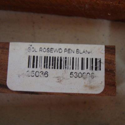 Lot 1071 - Exotic Wood Pieces Pen Blanks 