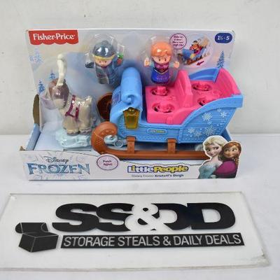 Little People Disney Frozen Kristoff's Sleigh Ride Anna & Sven, $20 Retail - New