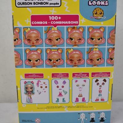 Lotta Looks Cookie Swirl Candy Cub Doll with Kitty Mood Pack, $20 Retail - New