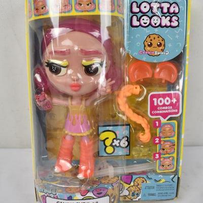 Lotta Looks Cookie Swirl Candy Cub Doll with Kitty Mood Pack, $20 Retail - New