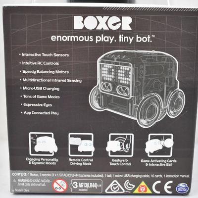 Boxer Interactive A.I. Robot Toy, Personality & Emotions, Retail $35 - New