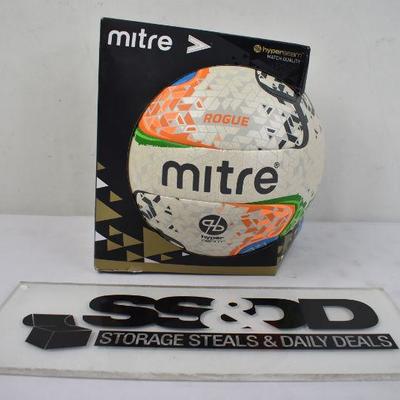 Mitre Soccer Ball Game Rogue Size 5, $20 Retail - New