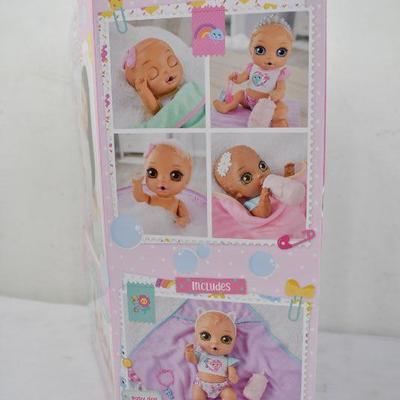 Baby Born Surprise Bathtub Surprise Purple Swaddle Princess, $30 Retail - New