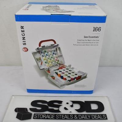 Singer Sew Essentials Sewing Kit with Storage Box, 166 Pieces, $20 Retail - New