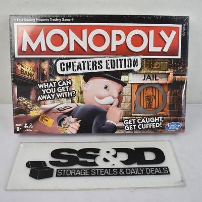 Monopoly Game: Cheaters Edition Board Game, $16 Retail - New