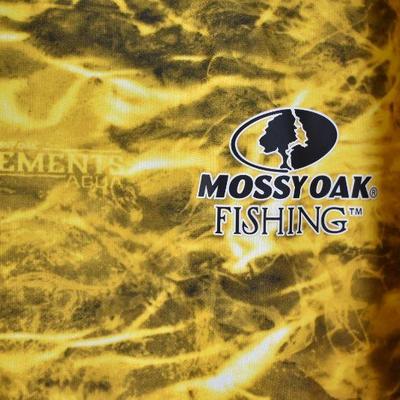 Mossy Oak Men's Lightweight Fishing Hoodie Yellowfin, 2XL, $14 Retail - New