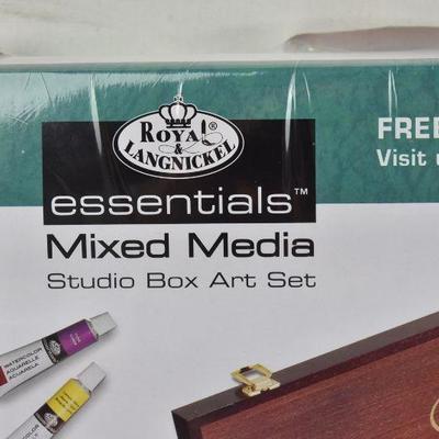 Royal & Langnickel Mixed Media Studio Box Fine Art, 100 Pieces, $50 Retail - New