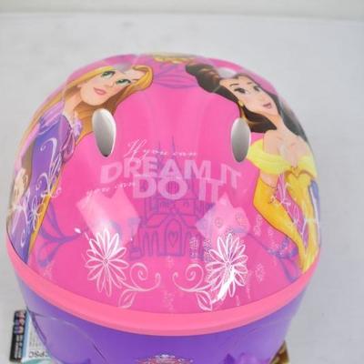Bell Disney Princesses Rule Bike Helmet Pink/Purple, Toddler 3+ $20 Retail - New