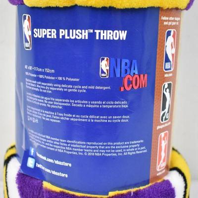 NBA Los Angeles Lakers Super Plush Throw, 46