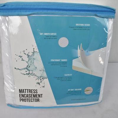 Lucid Zippered Mattress Encasement Bed Bug & Waterproof, $27 Retail - New
