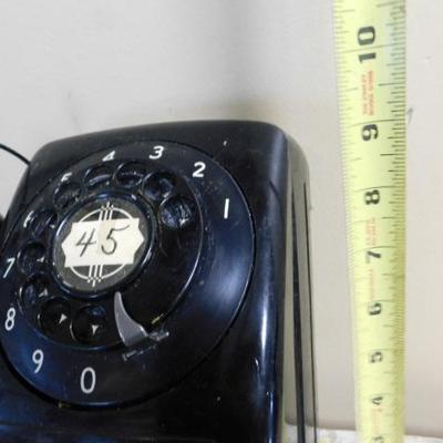 Vintage Rural Rotary Dial Wall Mount Telephone