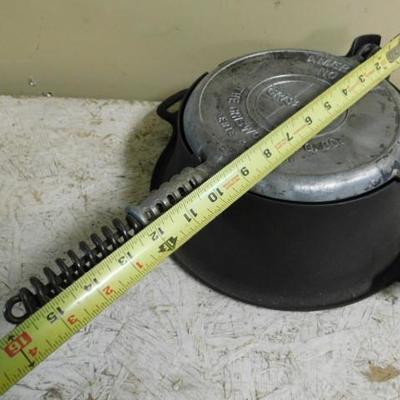 Griswold Cast Iron #8 Waffle Iron with Burner Stand