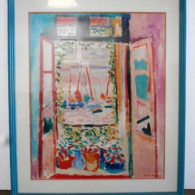 Lot 2001 - Henri Matisse Lithograph ''The Open Window''