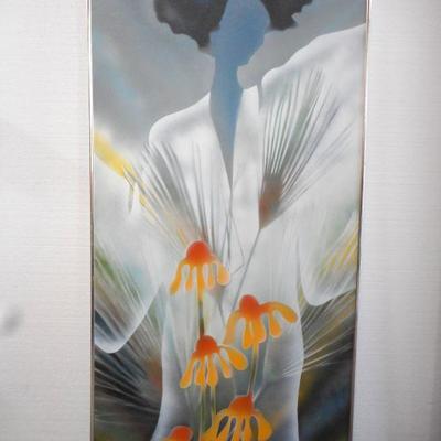 Lot 2003 - Dickford '"Flowers'' White and orange colors
