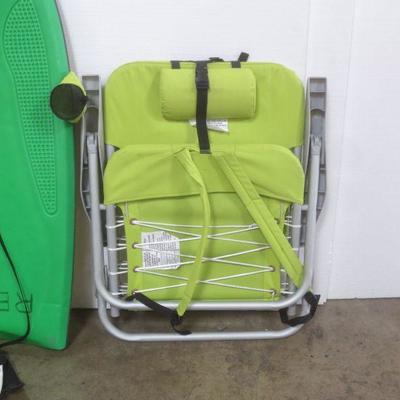 Lot 3028 - Beach Lot Two RIO ADVENTURE chairs + 1 MOREY boogie board
