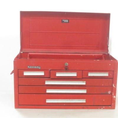 Lot 3036 - Kennedy Red 6 Drawer Tool Chest