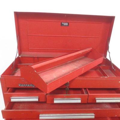 Lot 3036 - Kennedy Red 6 Drawer Tool Chest