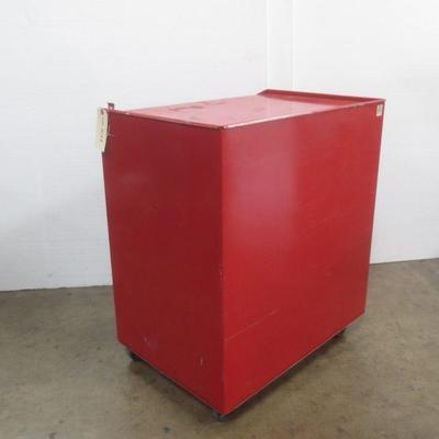Lot 3037 - Lumidor Red 3 Drawer Storage Tool Chest 
