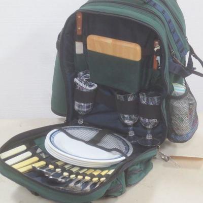 Lot 3040 - Picnic Backpack Suitcase with Rollers 