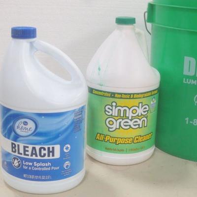 Lot 3044 - Cleaning Supplies + Bucket