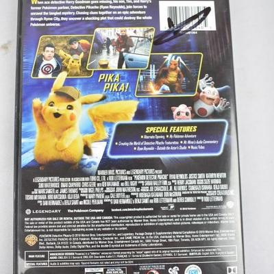 Pokemon Detective Pikachu (DVD). Open Package