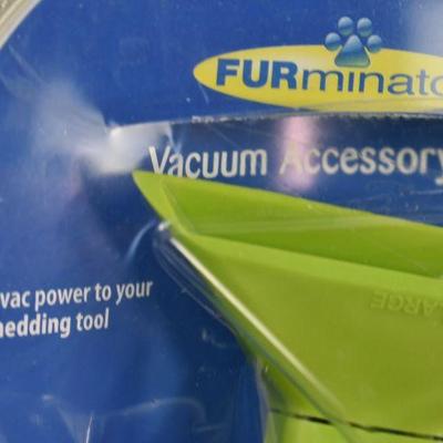 FURminator Vacuum Accessory, For Use With deShedding Tools. Open Packaging