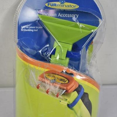 FURminator Vacuum Accessory, For Use With deShedding Tools. Open Packaging