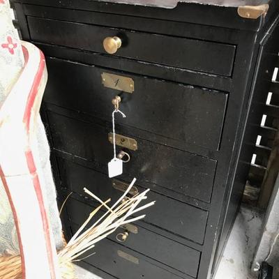 Five drawer office cabinet $95
