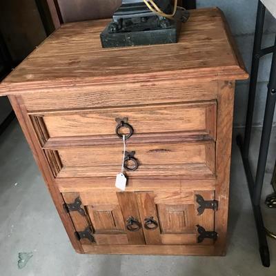 End table and cabinet $45