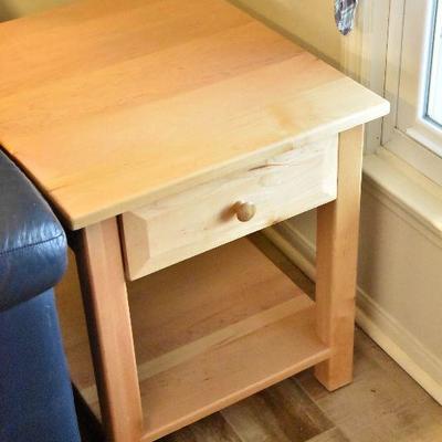 Pair of End Tables From Amish