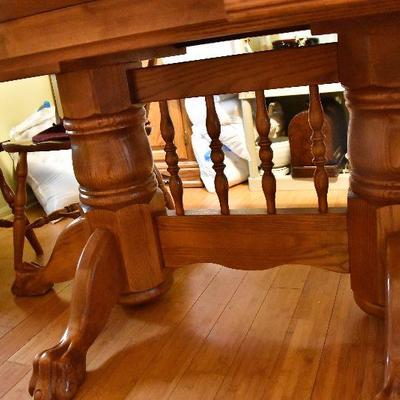 Amish Made 9' Dining Table with 6 Chairs