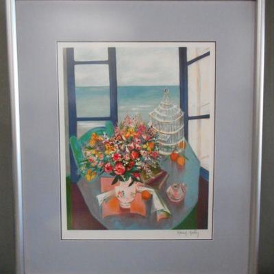 Lot 2011 - Herard Marlin, Josette Lithograph