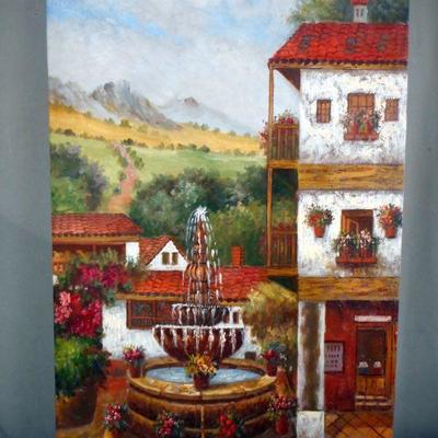 Lot 2016 - Tuscan Water Fountain mystery artist