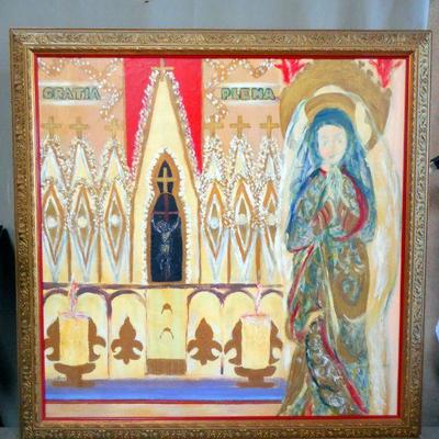 Lot 2022 - Signed Artist ''Gratia Plena''