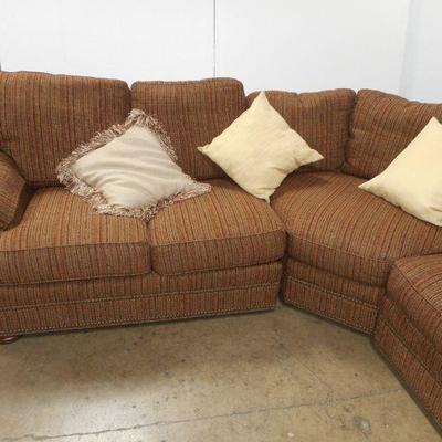 Lot 3003 - Three Piece Sectional Sofa Couch