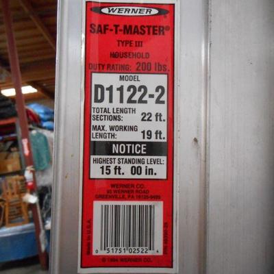 Lot 3005 - Werner Type 3 Household Ladder 200 lb rating