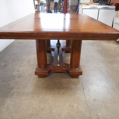 Lot 3008 - Very Nice Large Wooden Dining Table