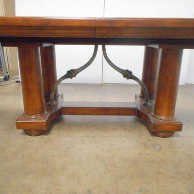 Lot 3008 - Very Nice Large Wooden Dining Table