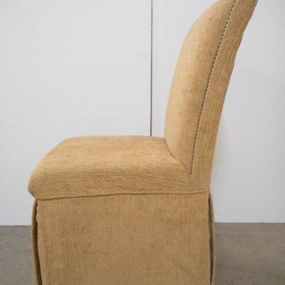 Lot 3010 - Large Single Cushion Dining Chair Yellowish Color