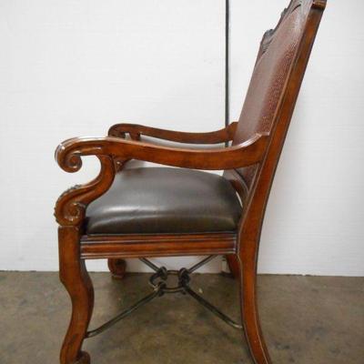Lot 3012 - Pair of two Captains Chairs 